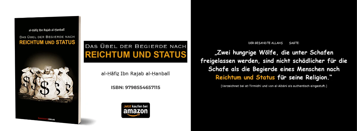 Das Übel der Begierde nach Reichtum und Status